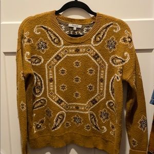 Madewell paisley sweater